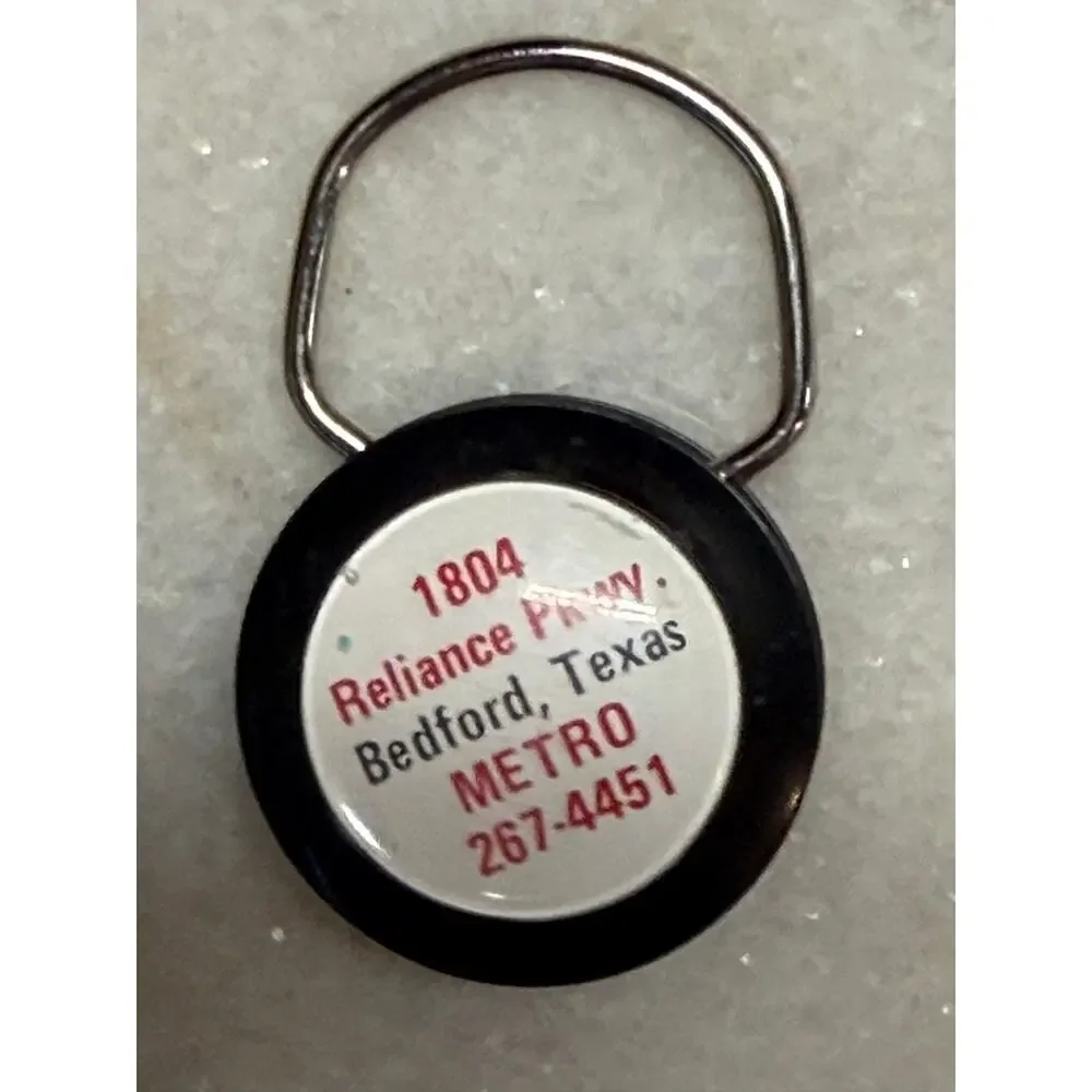 Zim Mayo Porche Bedford Texas Vintage Keychain
